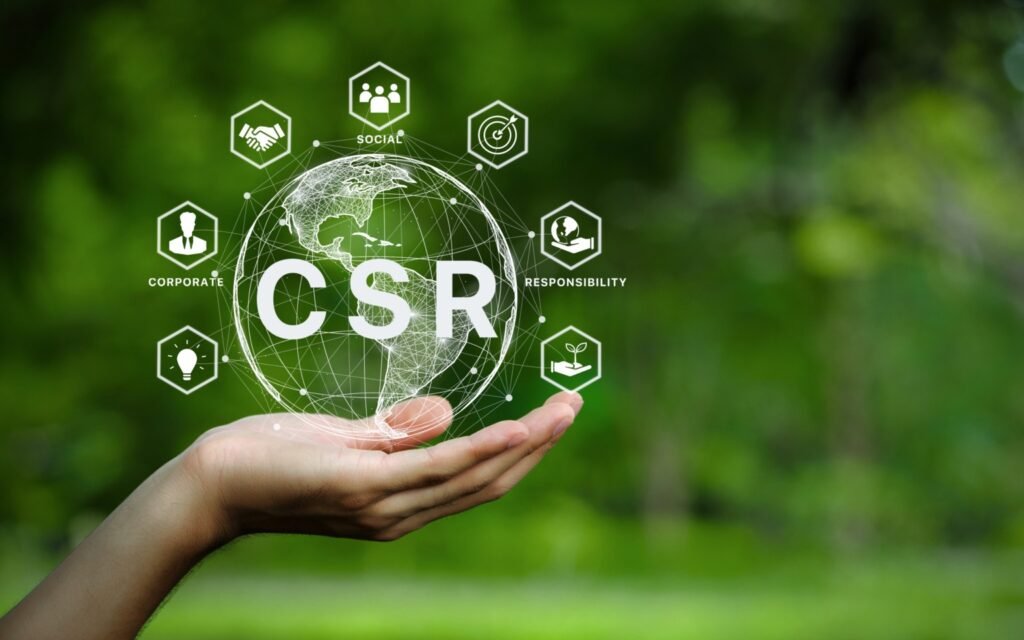 csr,icon,concept,in,the,hand,for,business,and,organization,